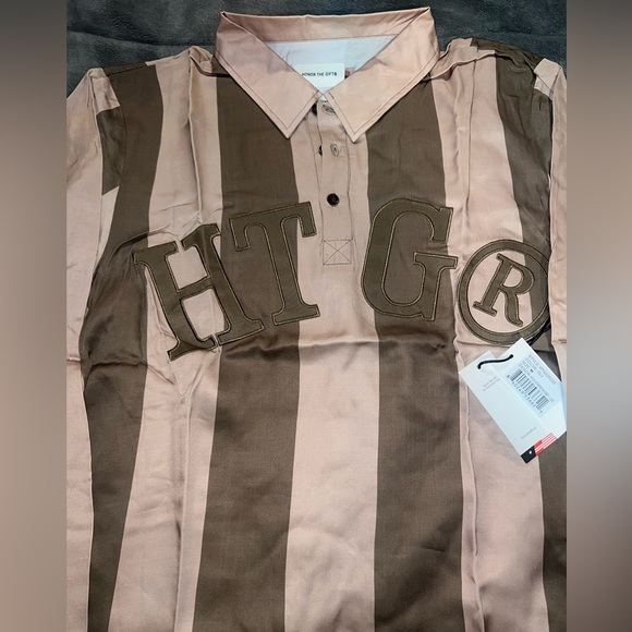New Honor The Gift Striped Rugby - Size Medium - w/ Tags and HTG Bag - Picture 2 of 7